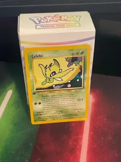 Pokemon Celebi NM Neo Revelation 1st edition Non Holo Rare 16/64 - Image 1