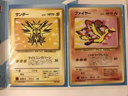 Pokemon Japanese Zapdos No.145 Moltres No.146 ANA Special 1999 Promo 2 Set - Image 4