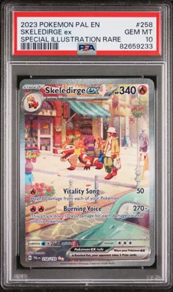 Pokemon Skeledirge ex Paldea Evolved #258/193 - PSA 10 Gem Mint (2023) - Image 1