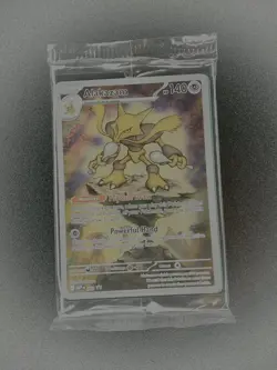 Alakazam 009 Black Star Promo Pokemon Mega Evolutions ETB Promo *SEALED* - Image 1