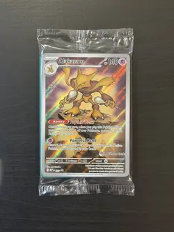 Alakazam #009 Pokemon Center Stamped [PROMO] NM Sealed | Pokemon Mega Evolution - Image 1