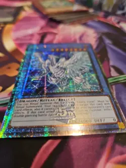 Yugioh! Blue-Eyes Chaos Max Dragon (Alt Art) Quarter Century Secret Rare NM - Image 2