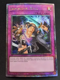 Dimension Wall 1st Edition Quarter Century Secret Rare QCR RA04-EN127 Yu-Gi-Oh! - Image 1