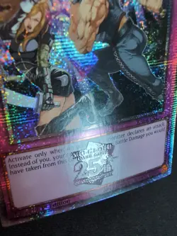 Dimension Wall 1st Edition Quarter Century Secret Rare QCR RA04-EN127 Yu-Gi-Oh! - Image 2