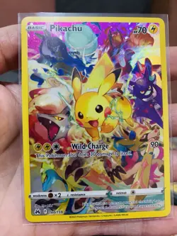 Pokemon TCG Crown Zenith Pikachu Full Art Secret Rare Card 160/159 NM/M - Image 2