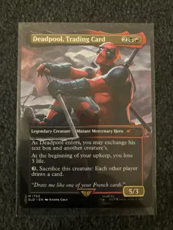 Magic The Gathering MTG - Deadpool, Trading Card - Secret Lair Drop SLD - Image 1