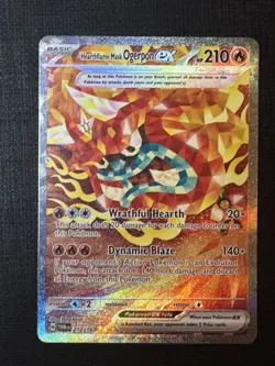 Pokemon TCG Hearthflame Mask Ogerpon EX 212/167 Twilight Masquerade Card NM - Image 1