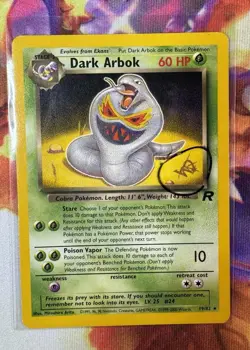 DARK ARBOK W Stamp Stamped Pokemon Card - WOTC Promo - Team Rocket 19/82 - Image 5