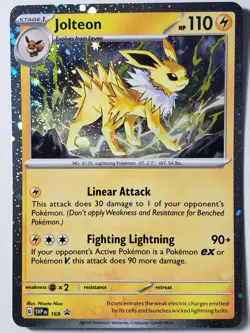 PROMO HOLO Jolteon SVP169 NM - B2G1F Prismatic Evolutions Pokemon Card SVP 169 - Image 1