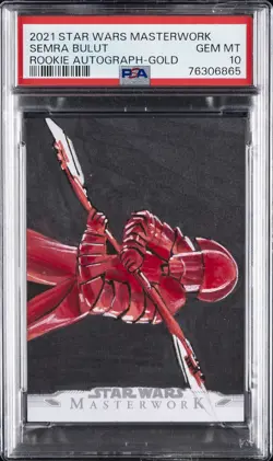 2021 TOPPS STAR WARS MASTERWORK SKETCH CARDS SEMRA BULUT PSA 10 - Image 1