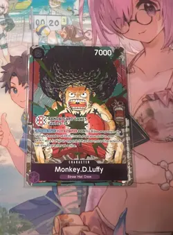 Bandai One Piece TCG Monkey D. Luffy P-080 Card Game Fest - Image 1