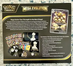 *NO PACKS/CARDS* - Pokemon Center Mega Evolution ETB - Box w/ Accessories ONLY - Image 3
