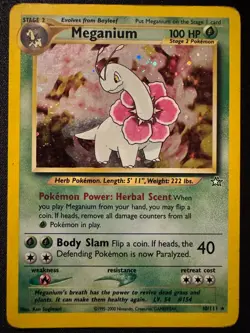Vintage Pokemon cards: three grass type holo Pokemon cards from 2000 and earlier - Image 3