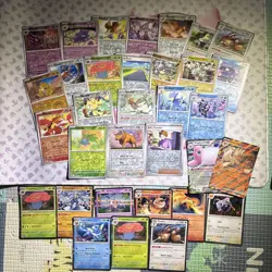 Pokemon TCG 151 Reverse Holo Holo Ex Card Lot X33 Cards No Duplicates - Image 1