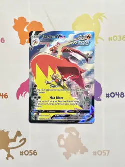 Pokemon TCG: Blaziken VMAX TG15/TG30 Silver Tempest Trainer Gallery Card - NM - Image 1