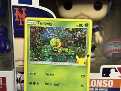 Pokemon TCG 25th Anniversary McDonalds Promo - Turtwig #4/25 - Holo Card - Image 2