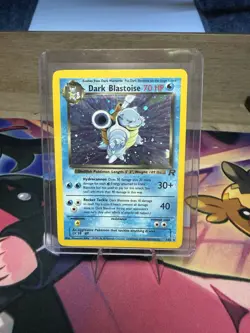 Pokemon Dark Blastoise Holo Rare TCG Card 3/82 LP Condition - Image 1