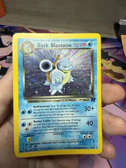 Pokemon Dark Blastoise Holo Rare TCG Card 3/82 LP Condition - Image 4