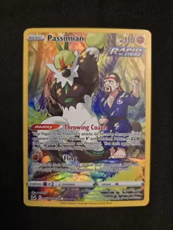 Passimian # TG08 SWSH12: Silver Tempest Trainer Gallery Pokemon Card NM - Image 1