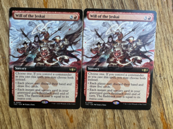 2x Will of the Jeskai Commander: Tarkir: Dragonstorm NM MTG MAGIC Extended ART - Image 1