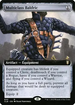 Multiclass Baldric Extended Art Regular - Commander Legends: Battle For Baldur'S - Image 1