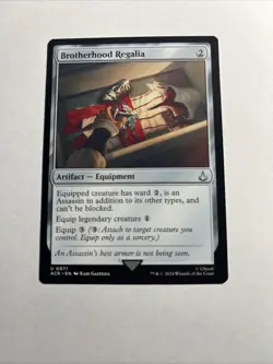 Brotherhood Regalia - Universes Beyond: Assassin's Creed MTG Plus Bonus Rare!!! - Image 1