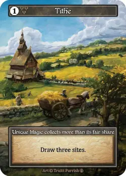 Tithe (Foil) Unique Arthurian Legends NM - Image 1