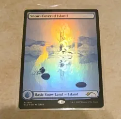 Snow-Covered Island (1474) (Rainbow Foil) - Secret Lair Drop MTG MINT - Image 1
