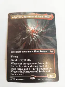 Valgavoth, Harrower of Souls (Borderless) Commander: Duskmourn: House of Horror - Image 1