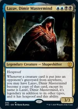MTG - LAZAV, DIMIR MASTERMIND - Zendikar Rising Commander (M) - Image 1