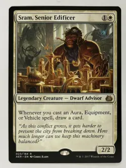 MTG Sram, Senior Edificer - Aether Revolt - Rare - Magic the Gathering - Image 1
