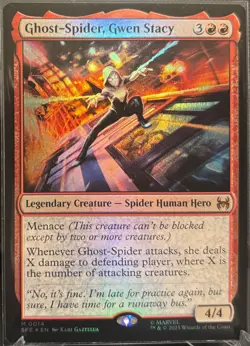 MTG Marvel’s Spider-Man Ghost-Spider, Gwen Stacy Foil (Mythic) - Image 1