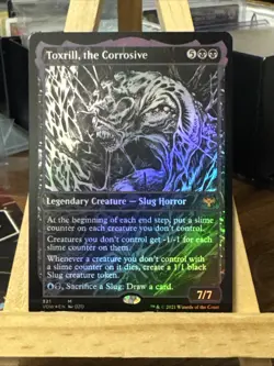 MTG *Toxrill, the Corrosive showcase foil X1* (NM) Innistrad: Crimson Vow Magic - Image 1