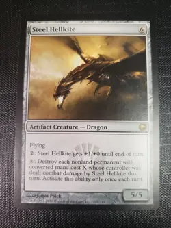 Steel Hellkite NM #205 Scars of Mirrodin MTG - Image 1