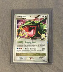 Pokemon TCG Rayquaza C LV.X Black Star Promotional Holo Card DP47 - Image 1