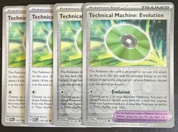 Technical Machine Evolution 178/182 x4 Paradox Rift Pokemon Playset 2 RH 2 Reg - Image 1