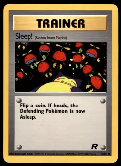 Pokemon WOTC Team Rocket 2000 Sleep! No. 79 - Image 1