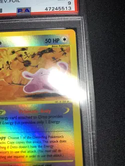 Pokemon Ditto 51/144 Skyridge Reverse Holo PSA 9 MINT 2003 - Image 4
