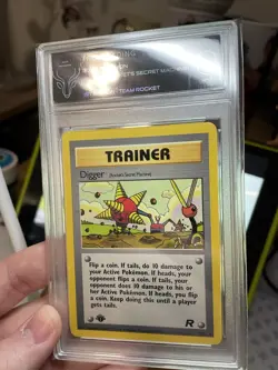 2000 Pokemon TCG 9 Team Rocket DIGGER 1st Edition 75/82 CCG! NM WOTC! Trainer! - Image 3