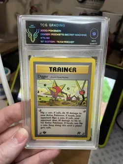 2000 Pokemon TCG 9 Team Rocket DIGGER 1st Edition 75/82 CCG! NM WOTC! Trainer! - Image 4