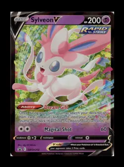 2019-22 Pokemon Sword and Shield Black Star Promos #SWSH202 Sylveon V - Image 1