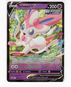 2019-22 Pokemon Sword and Shield Black Star Promos #SWSH202 Sylveon V - Image 2