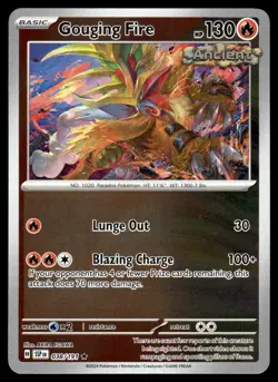 GOUGING FIRE - 038/191 - SURGING SPARKS SSP EN POKEMON REVERSE HOLO - NM - Image 1