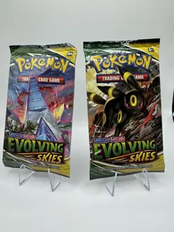 Pokemon SWORD & SHIELD EVOLVING SKIES 2021 SEALED booster PACKS x2 - Image 1