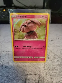 Snubbull 15/18 Holo Common Detective Pikachu Pokemon LP - Image 1