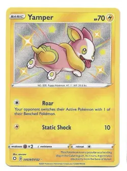 Yamper SV039/SV122 Shining Fates: Shiny Vault Pokemon TCG - NM - Image 1