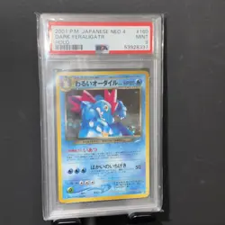 Pokemon PSA 9 - MINT, MT - Holo Dark Feraligatr - Neo 4 / Destiny #160 JAPANESE - Image 1