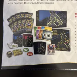 Pokemon TCG: Crown Zenith Elite Trainer Box (ETB) - 10 Packs - FACTORY SEALED - Image 5