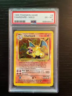 Pokemon TCG Charizard Base Set 4/102 Holo Unlimited Holo Rare - Image 1