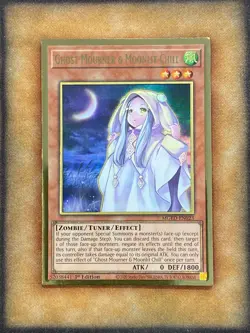 Yugioh Ghost Mourner & Moonlit Chill MGED-EN023 Gold Rare 1st Ed NM - Image 1